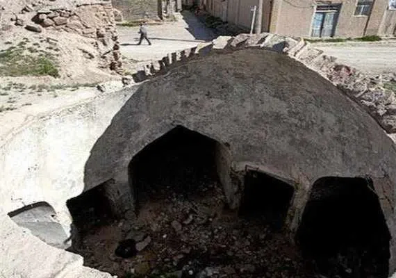 حمام قدیمی چکنه در نیشابور