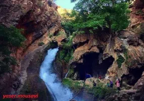 آبشار آتشگاه، طولانی ترین آبشار ایران، آبشاری مینیاتوری