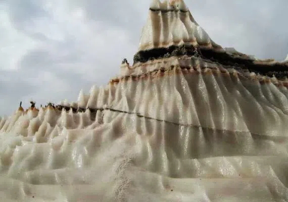 گنبد نمکی جاشک، کوهی از شگفتی