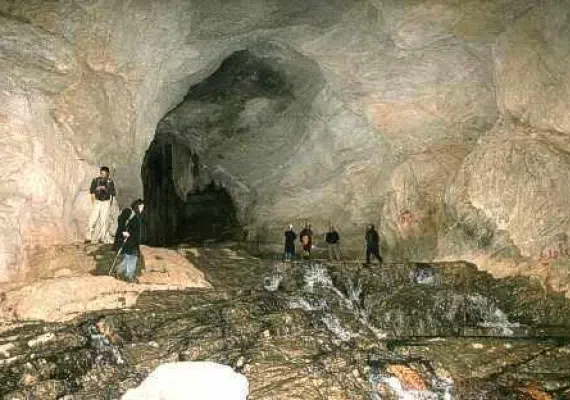 غار شیر آباد، زیستگاه سمندر غارزی گرگانی