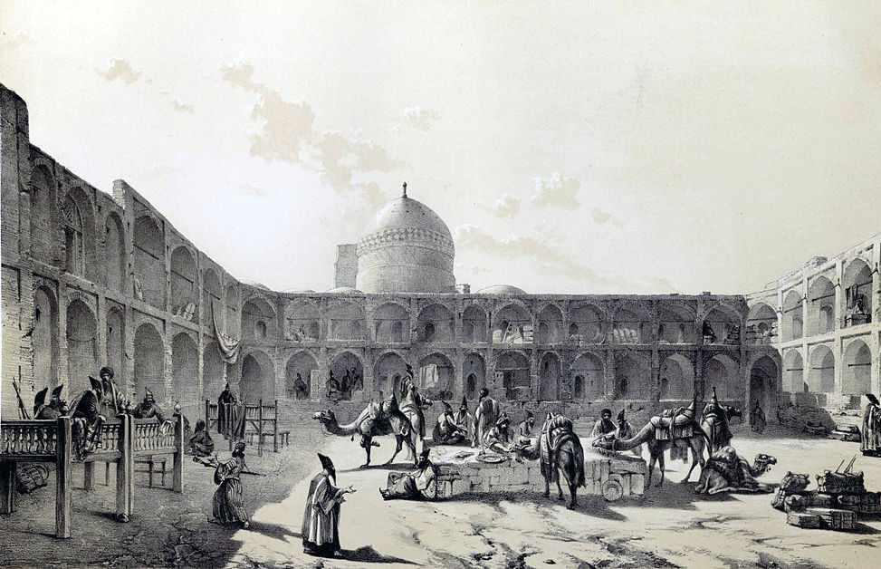 کاروانسرای رضوی، سرای شاه قزوین