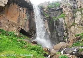 آبشار ورزان کجاست