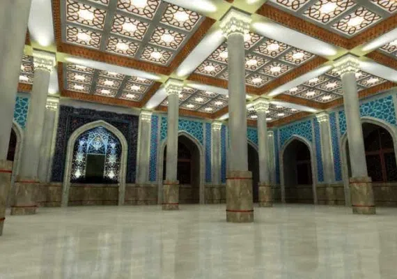 مسجد اعظم قم، صاحب عظیم ترین لوستر جهان