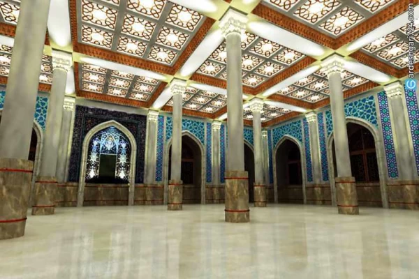 مسجد اعظم قم، صاحب عظیم ترین لوستر جهان