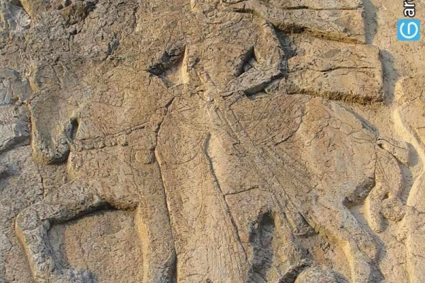 سنگ نگاره ساسانی خان تختی