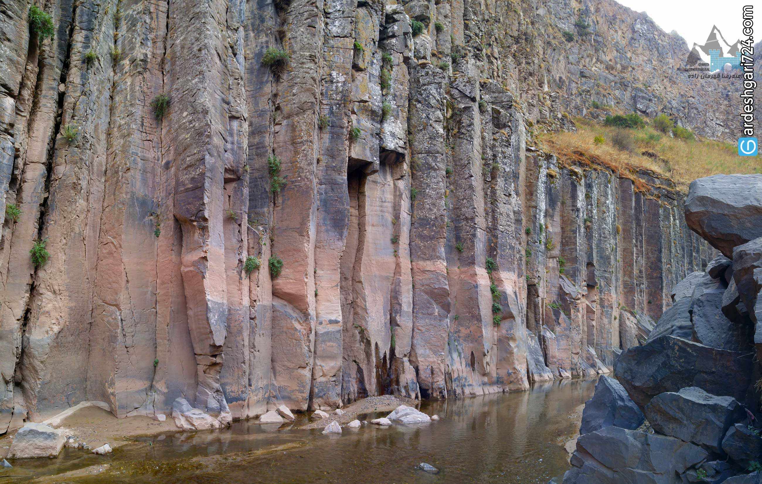 دره منشورهای بازالتی بدولی