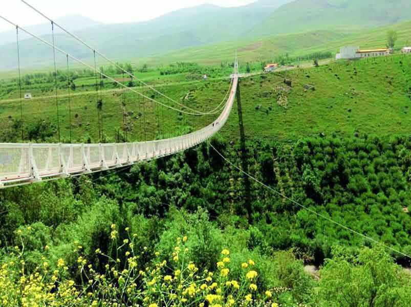پل معلق مشگین شهر