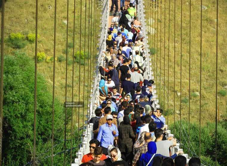 پل معلق مشگین شهر