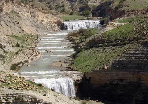 آبشار  دهلران، آبشار هفت گانه جذاب ایلام