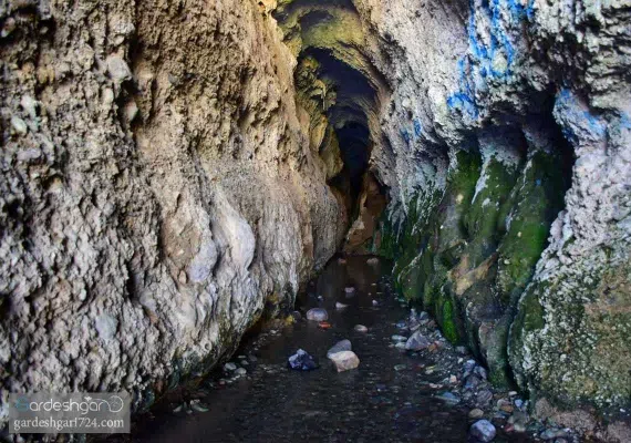 آبشار وغار زیبای لادیز