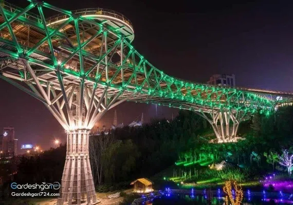 پارک جنگلی طالقانی، تماشای تهران از روی پل طبیعت