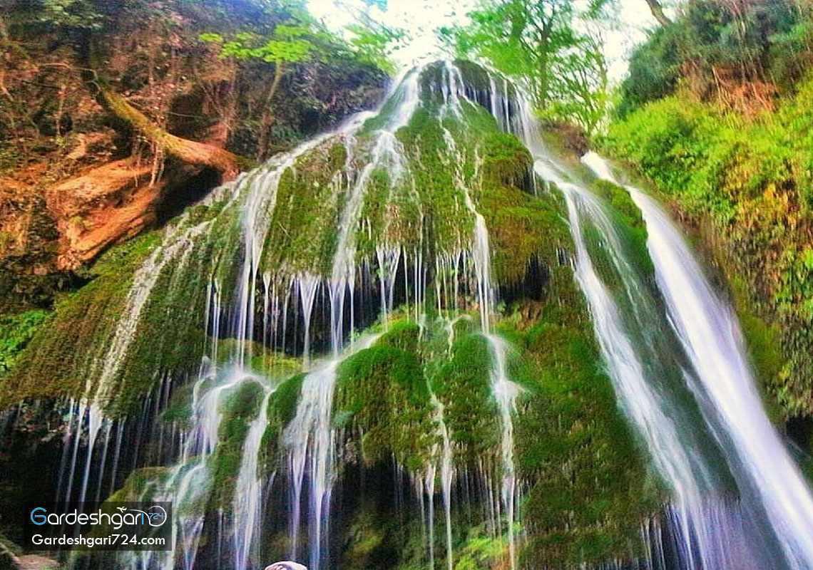 آبشار کبودوال، بزرگترین آبشار خزه ای جهان